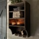 Driftwood wandrek met 1 lade